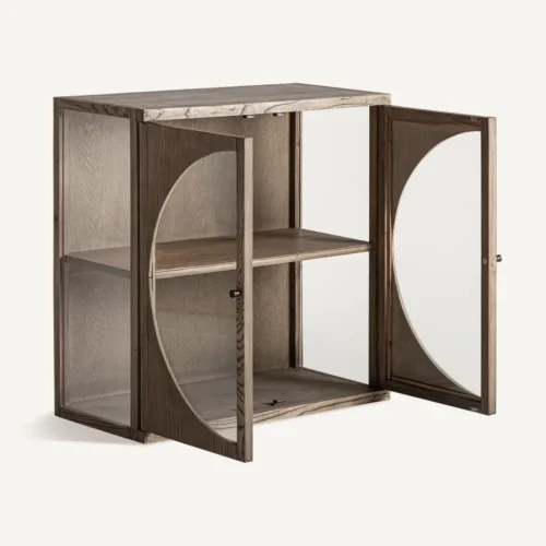 Vitrine Kriz bois d'orme marron Vical Home — vue 3