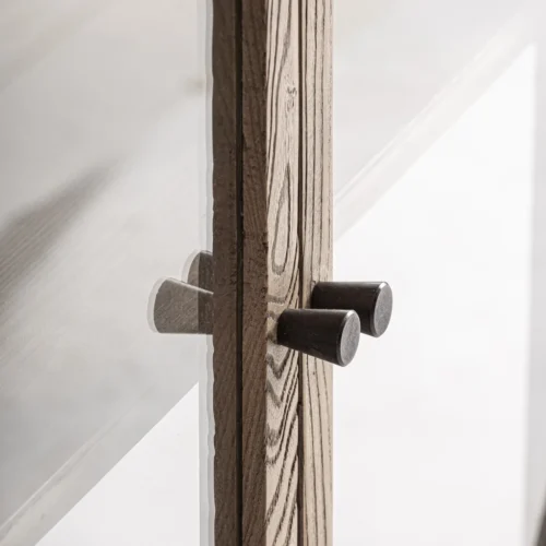 Vitrine Kriz bois d'orme marron Vical Home — vue 4