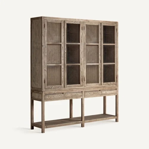 Vitrine Masein orme clair 200 cm Vical Home — vue 2
