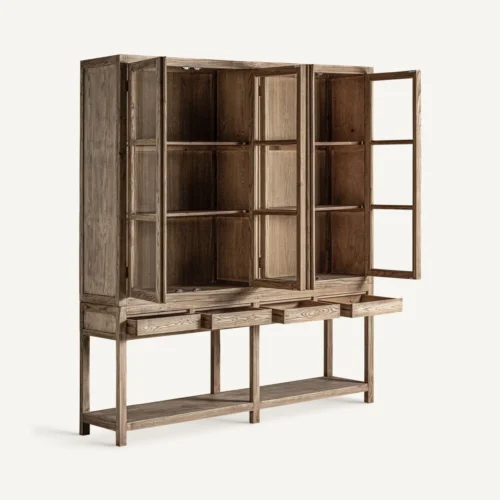 Vitrine Masein orme clair 200 cm Vical Home — vue 3