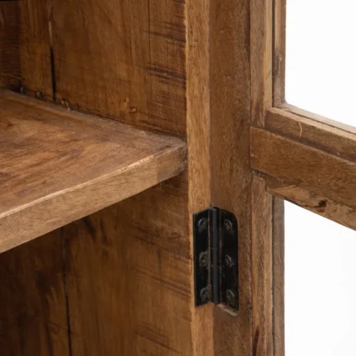 Vitrine naturelle bois de manguier Ixia 115 cm — vue 6