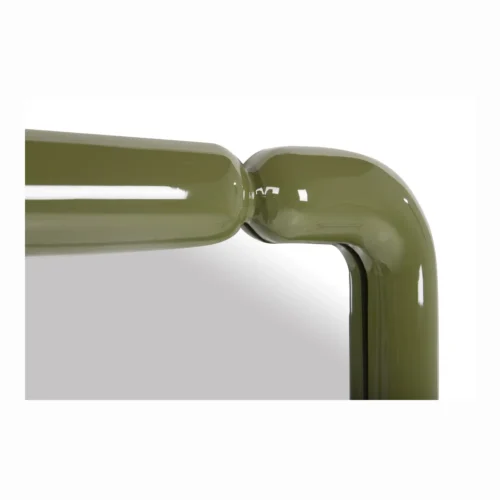 Miroir sur pied laqué vert olive angles arrondis Ethan Chloé 60 x 160 cm