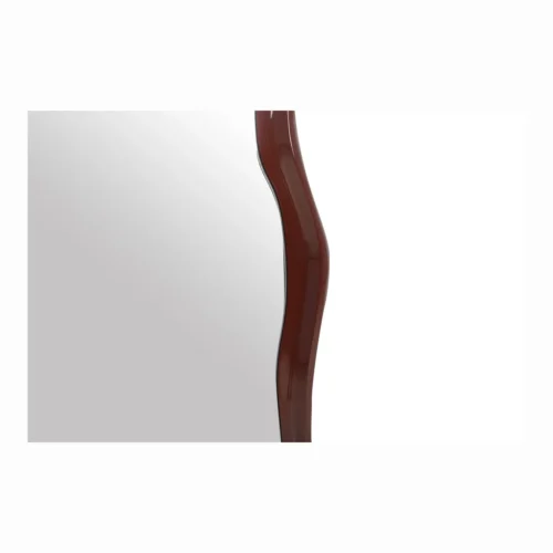 Miroir mural laqué bordeaux contour chantourné Ethan Chloé 60 x 100 cm