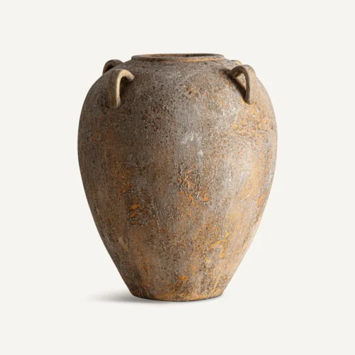 Amphore Kalede béton marron vieilli Vical Home