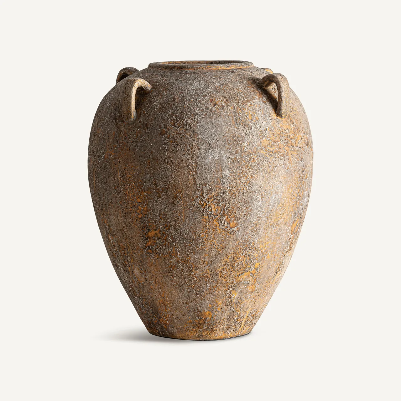 Amphore Kalede béton marron vieilli Vical Home