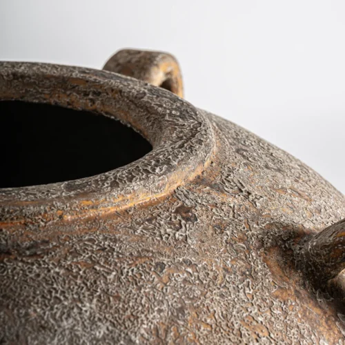 Amphore Kalede béton marron vieilli Vical Home — vue 2
