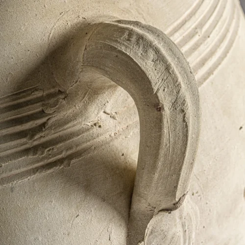 Amphore Kansara argile crème vieillie Vical Home — vue 2