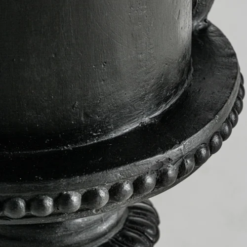 Amphore Rodas céramique noire mate Vical Home — vue 3
