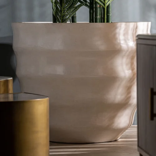 Amphore Vasto terrazzo blanc Vical Home — vue 4