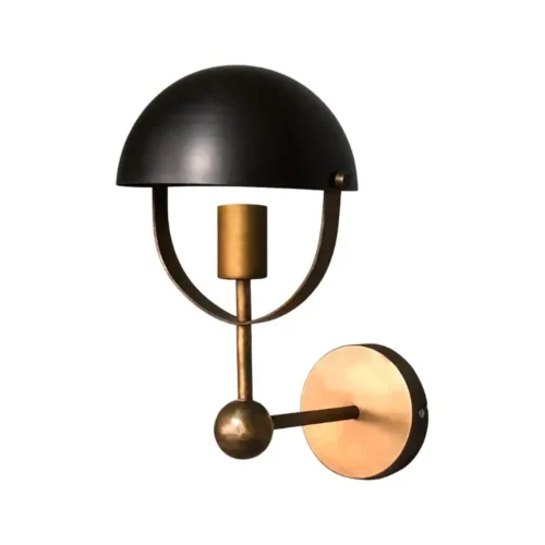 Applique Dome Noir et Doré Athezza