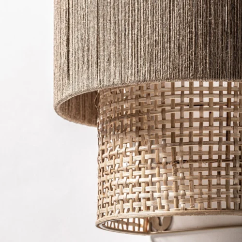 Applique murale Kaola fer marron, jute et corde Vical Home — vue 2