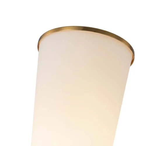 Applique murale tulipe de verre dépoli bras doré Ethan Chloé 40 cm — vue 5