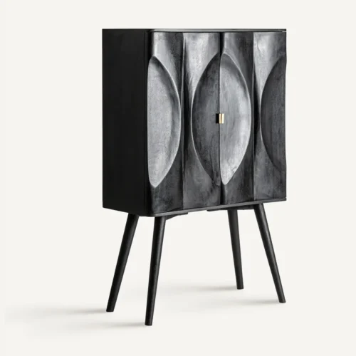 Armoire bois de manguier noir 158 cm Vical Home — vue 2