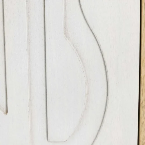 Armoire bois de manguier sculptée Janto 2 portes Ethan Chloé 200 cm — vue 23