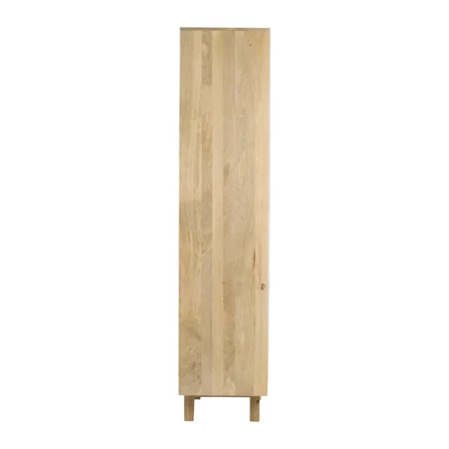 Armoire bois de manguier sculptée Janto 2 portes Ethan Chloé 200 cm — vue 7