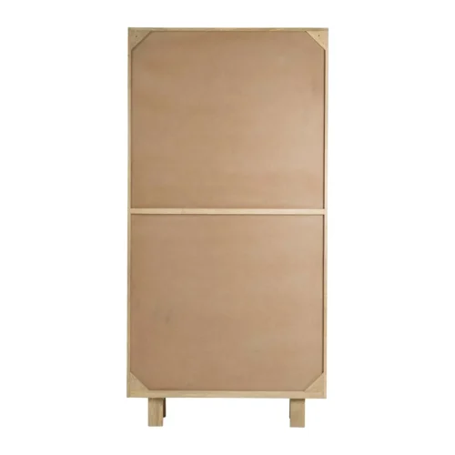 Armoire bois de manguier sculptée Janto 2 portes Ethan Chloé 200 cm — vue 9