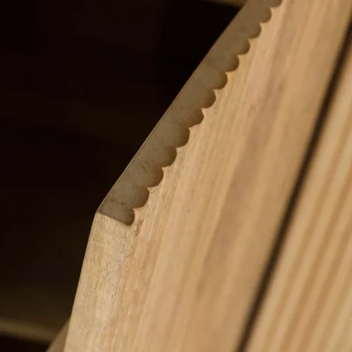 Armoire cannelée bois de manguier Myra 2 portes Ethan Chloé 200 cm — vue 22