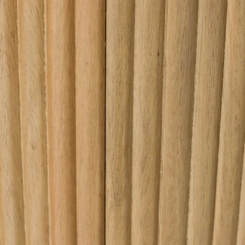 Armoire cannelée bois de manguier Myra 2 portes Ethan Chloé 200 cm — vue 26