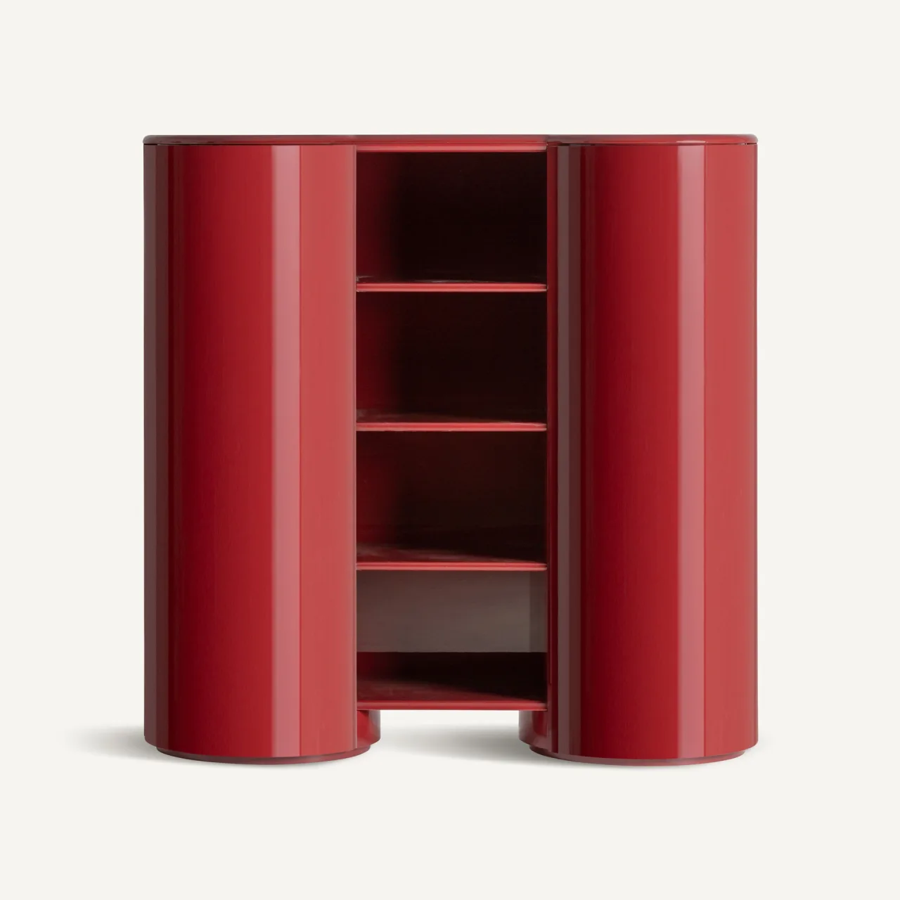 Armoire Capitello rouge laqué Vical Home