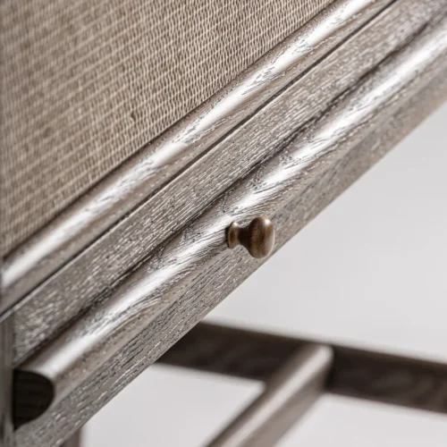 Armoire chêne noyer et fer doré Vical Home — vue 5