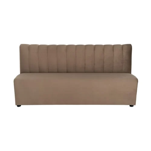 Banquette tissu taupe grand format Ixia 180 cm — vue 2