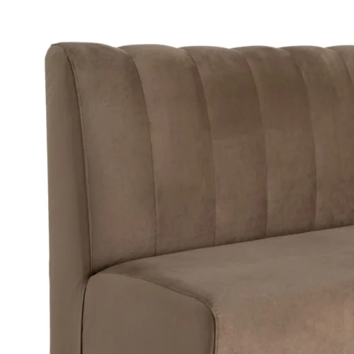 Banquette tissu taupe grand format Ixia 180 cm — vue 5