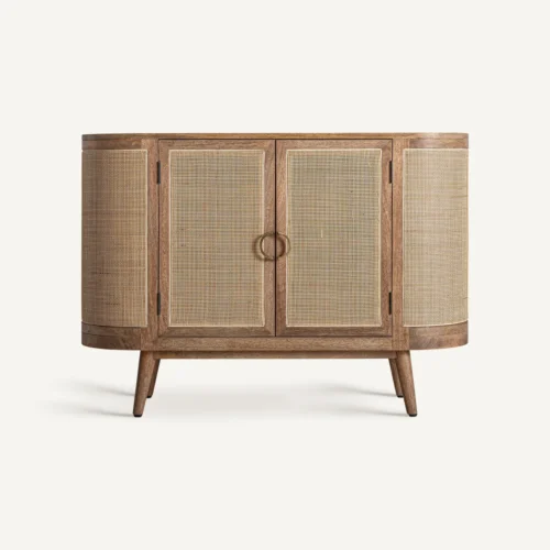 Meubles Vical Home Buffet Beckley bois de manguier et rotin Vical Home