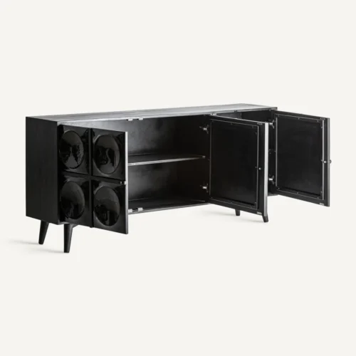 Buffet bois de manguier noir 196 cm Vical Home — vue 3