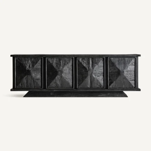 Buffet bois récupéré noir 214 cm Vical Home