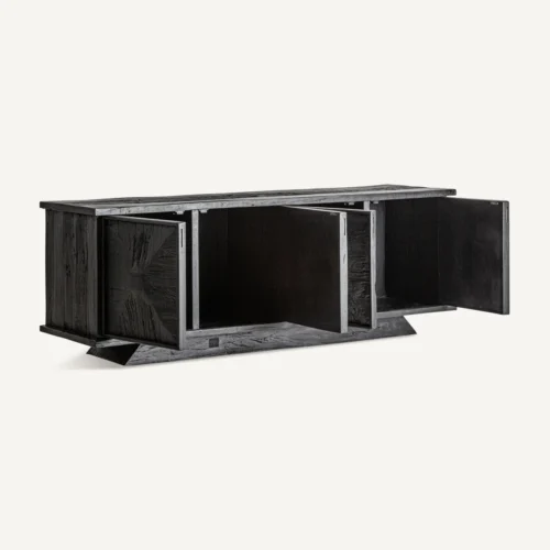 Buffet bois récupéré noir 214 cm Vical Home — vue 3