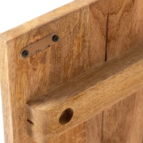 Buffet cannelé manguier et marbre Felo portes pleines Ethan Chloé 180 cm — vue 10