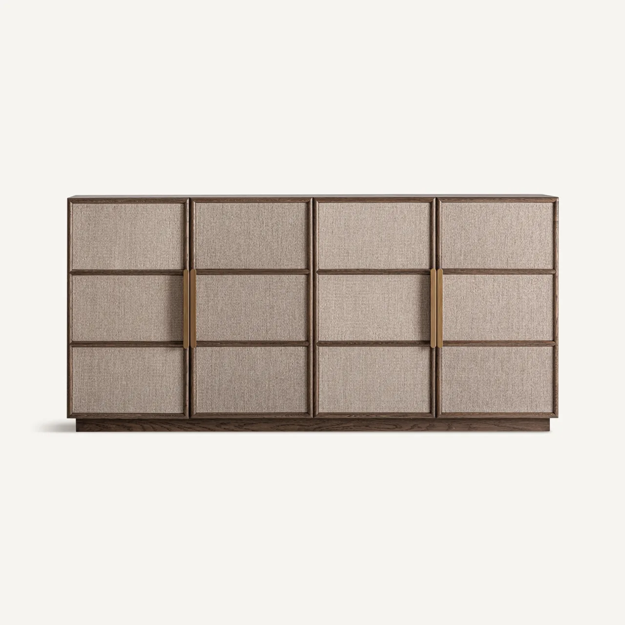 Buffet chêne noyer et fer doré 180 cm Vical Home