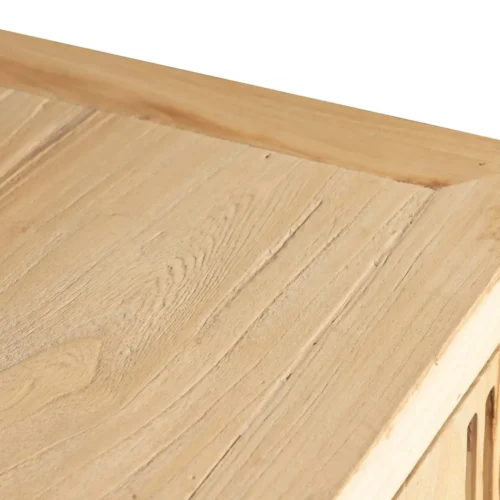 Buffet orme recyclé gravé Lopburi piétement doré Ethan Chloé 180 cm — vue 13