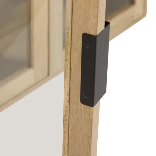 Buffet vitré bois de manguier Felo quatre portes Ethan Chloé 180 cm — vue 12