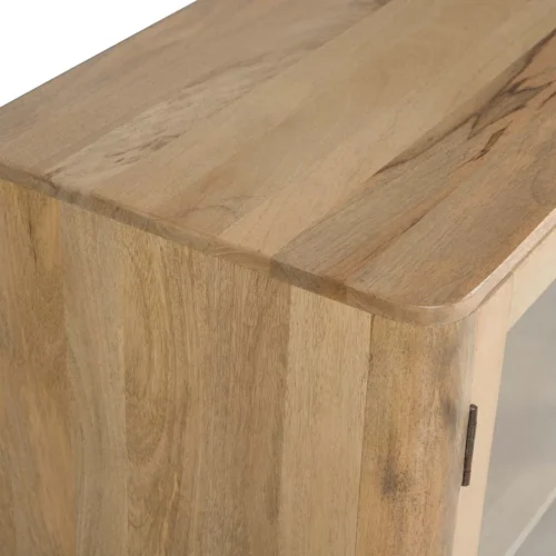 Buffet vitré bois de manguier Felo quatre portes Ethan Chloé 180 cm — vue 17