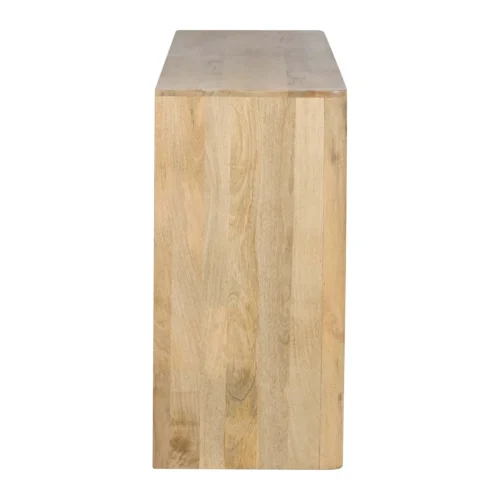 Buffet vitré bois de manguier Felo quatre portes Ethan Chloé 180 cm — vue 5