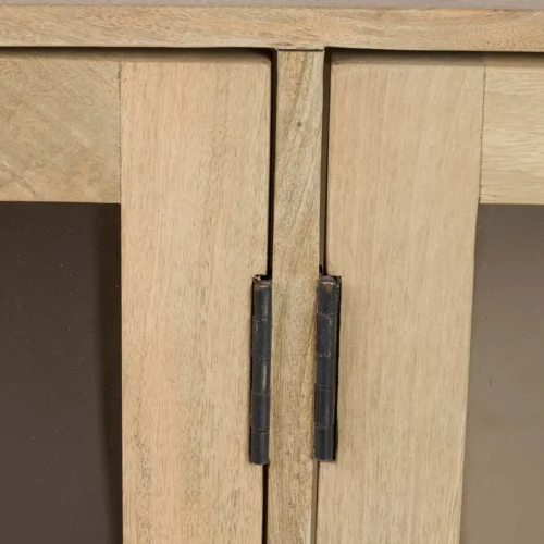Buffet vitré bois de manguier Felo quatre portes Ethan Chloé 180 cm — vue 9