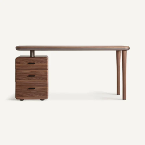 Bureau Bureau Giswil contreplaqué marron Vical Home