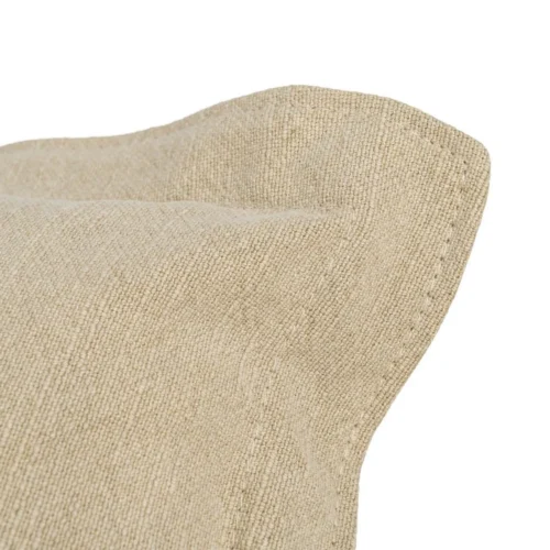 Canapé 3 Places 20% Lin 80% Coton Vert Ixia 230x109x90cm — vue 4