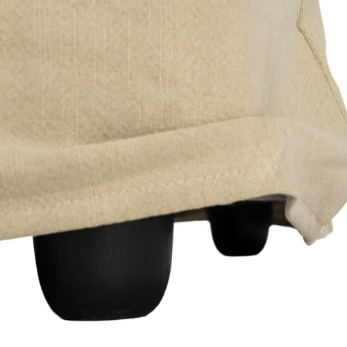 Canapé 3 Places 20% Lin 80% Coton Vert Ixia 230x109x90cm — vue 8