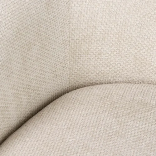 Canapé bas chenille écru Blossom dossier enroulé Ethan Chloé 200 cm — vue 10