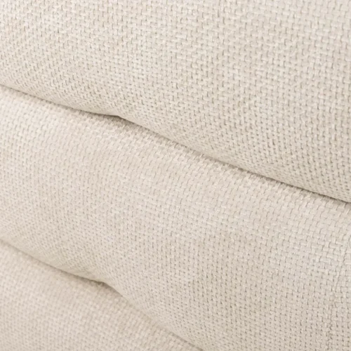 Canapé bas chenille écru Blossom dossier enroulé Ethan Chloé 200 cm — vue 12