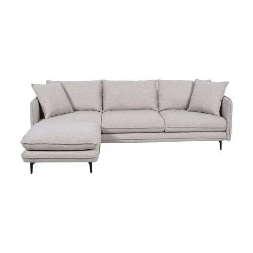 Canapé d'Angle Modène Beige Chiné Athezza — vue 2