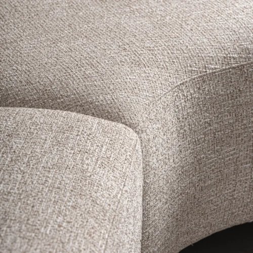 Canapé tissu marron et chêne noyer 314 cm Vical Home — vue 5
