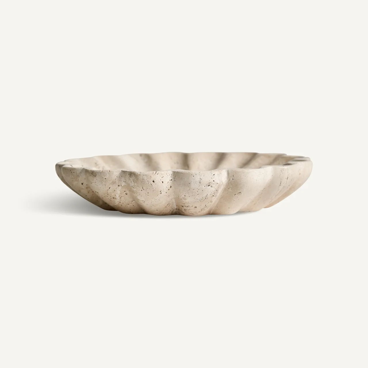 Centre de table Motrus travertin crème Vical Home