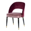 chaise bicolore dossier ajoure houston assise contrastee ethan chloe 56 cm 902004