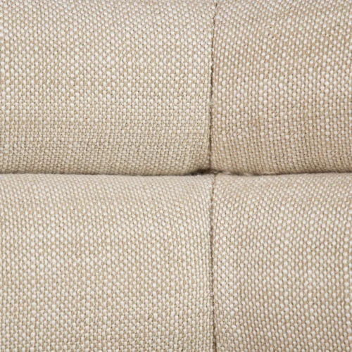 Chaise frêne accoudoirs rembourrés tissu écru Ethan Chloé 66 cm — vue 7