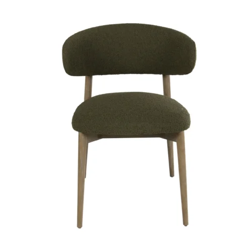 Chaise frêne dossier enveloppant assise ronde Ethan Chloé 59 cm — vue 4