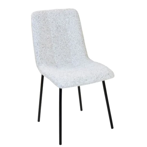 Chaise Liona Chiné Beige et Noir Athezza — vue 2