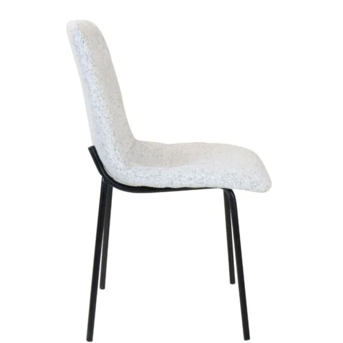 Chaise Liona Chiné Beige et Noir Athezza — vue 3
